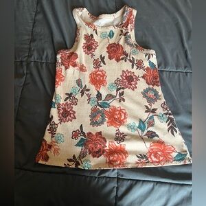 Floral Sleeveless Tank Top